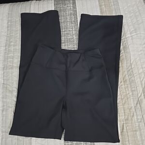 Laundry By Shelli Segal Women's Black Wide Leg Leggings Sz Medium